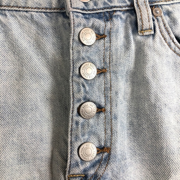 We the Free A-line Denim Mini Skirt - Picture 9 of 12